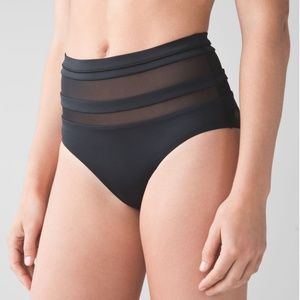 Lululemon⎜Go With The Flow (High Waist)⎜Black/Teal